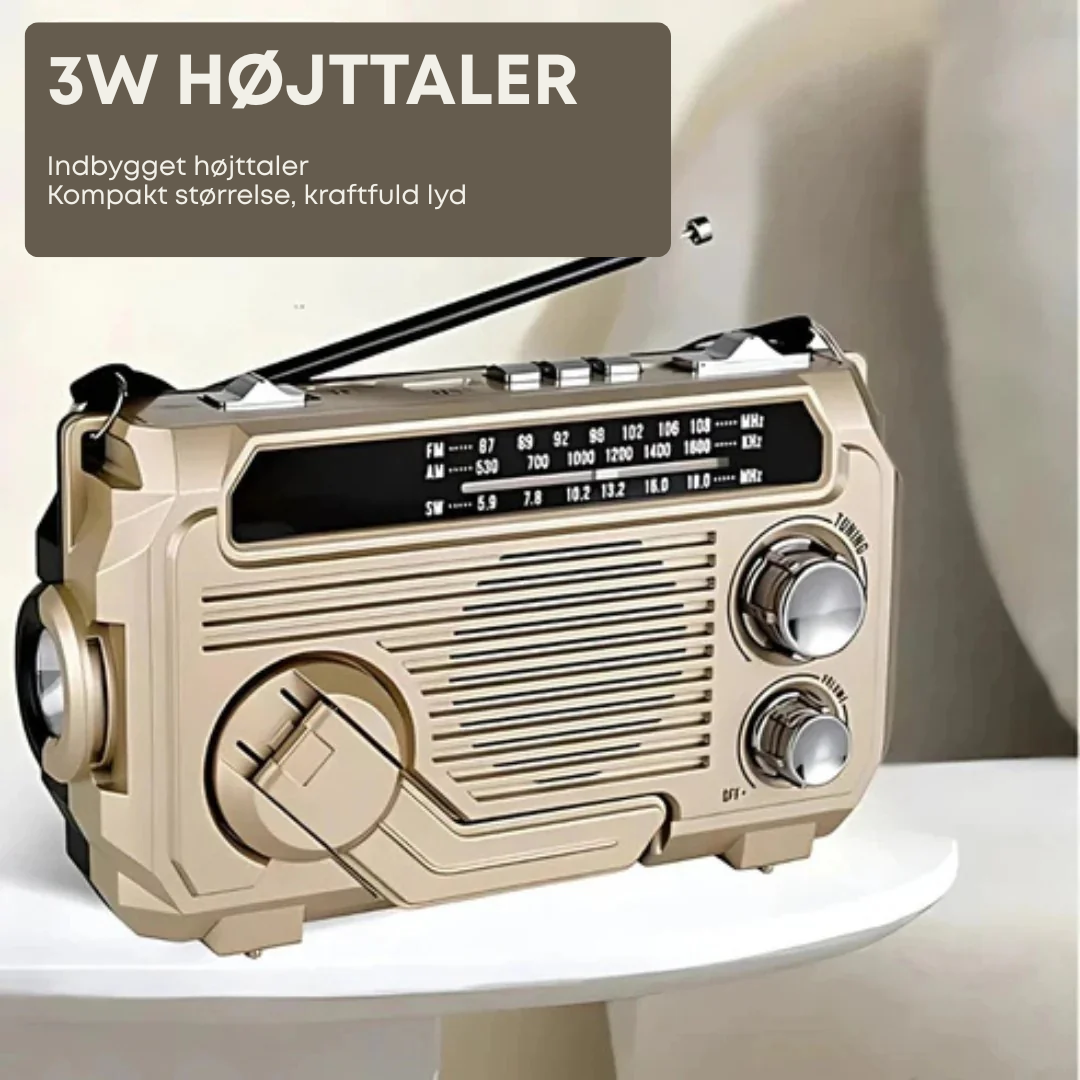 SafeSignal - Nødradio med powerbank
