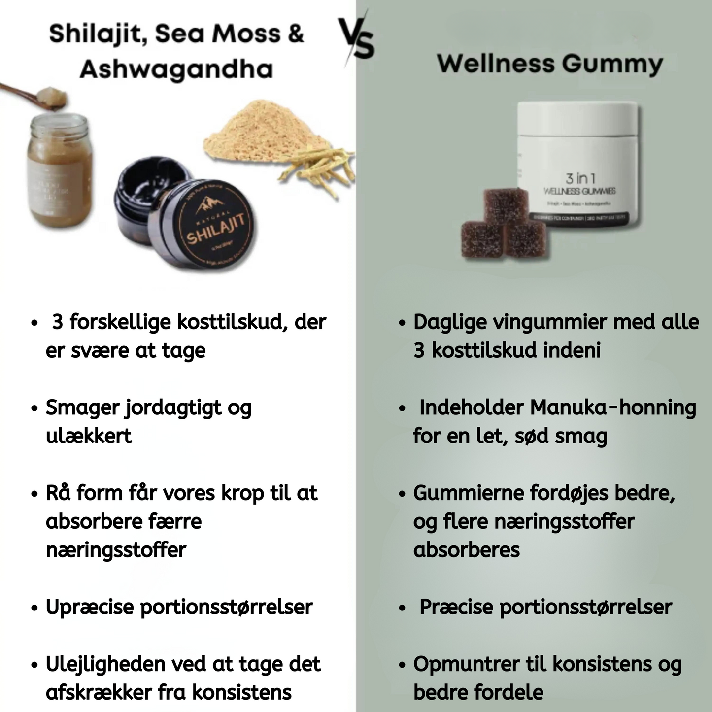 Naturlig 3-in-1 Wellness Gummies