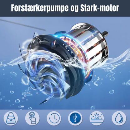 Multifunktionel pumpe og bærbar bruseenhed