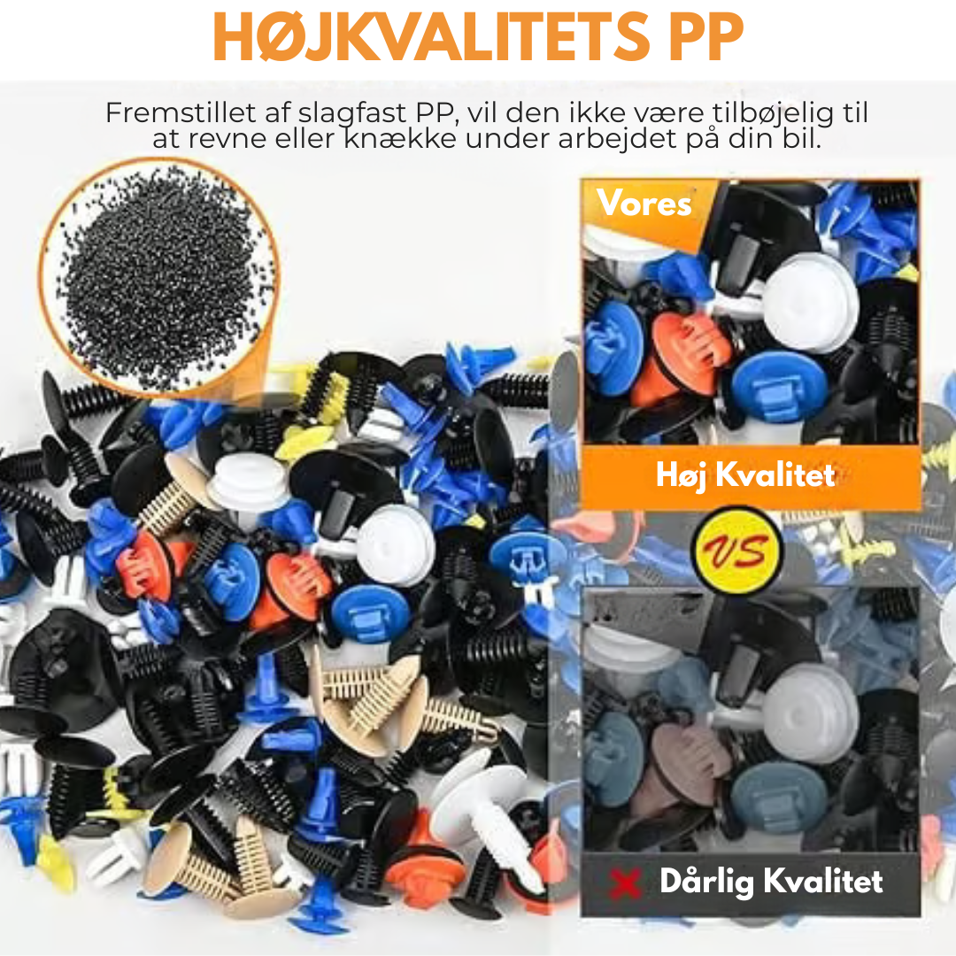 725 Stück Kfz-Befestigungsklammern & Entferner für Befestigungselemente