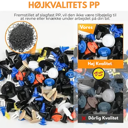 725 Stück Kfz-Befestigungsklammern & Entferner für Befestigungselemente