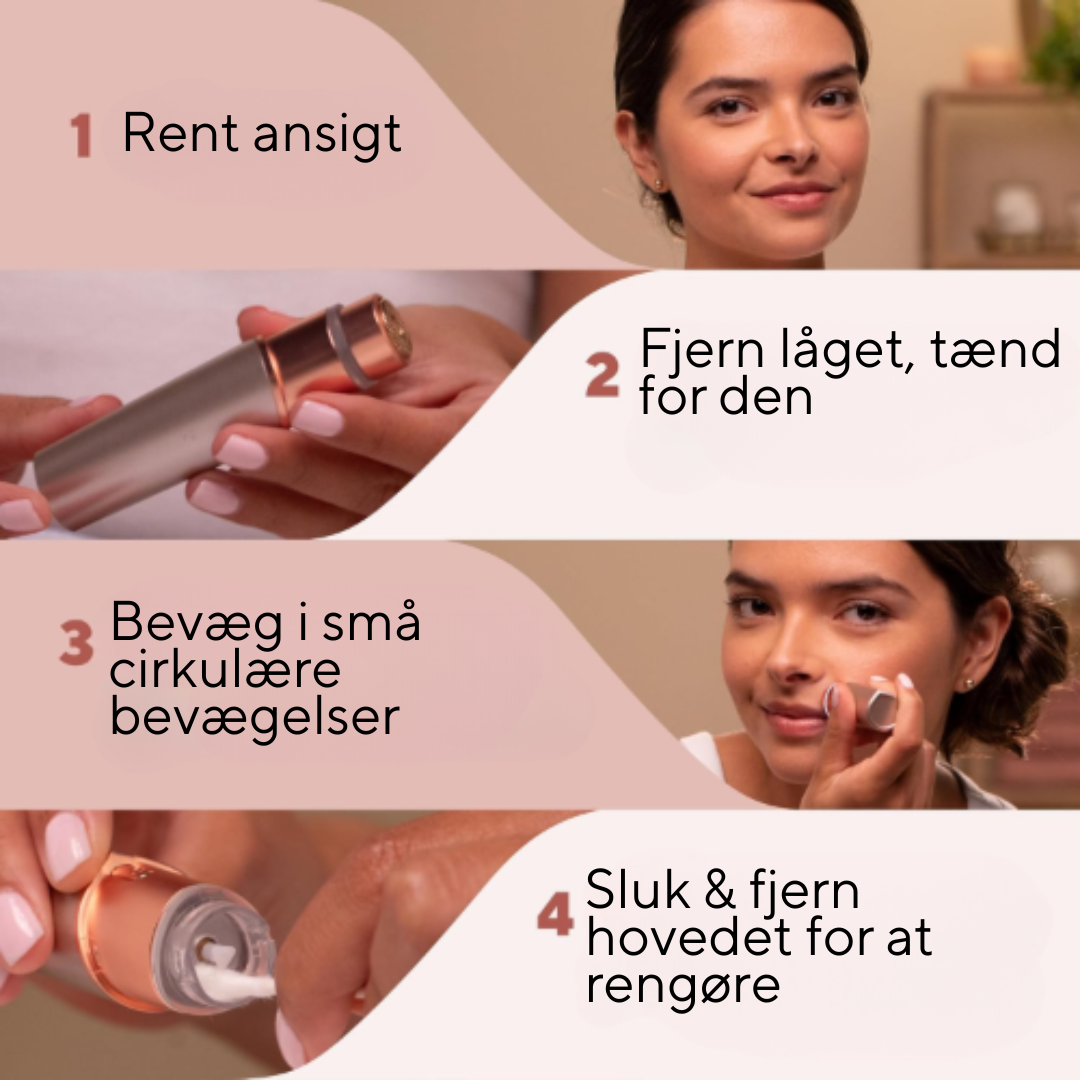 SilkiGlow - Facial hair remover