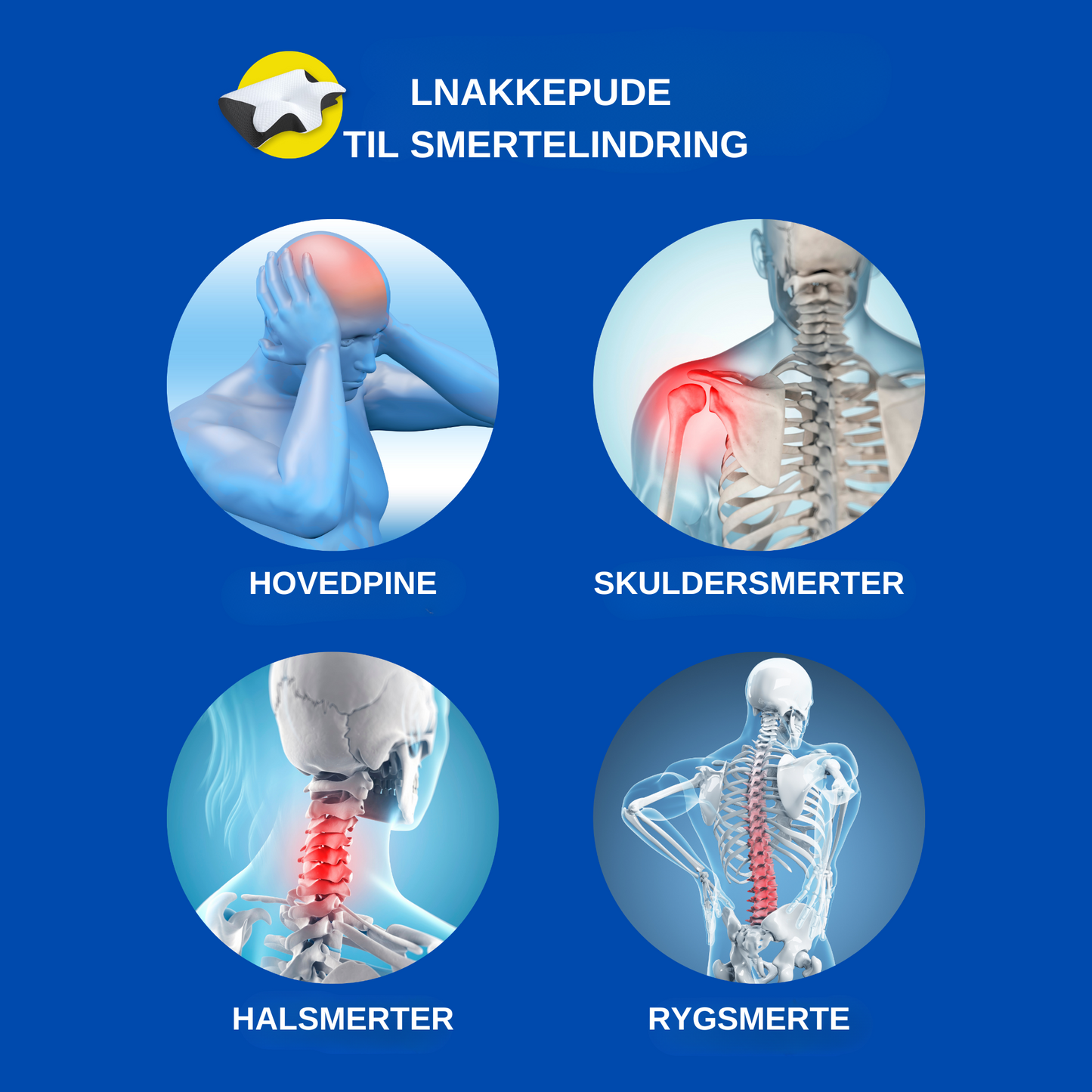 OrthoFlex Dream Pude - memory-skum